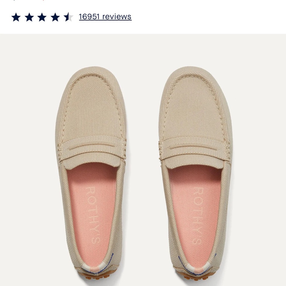 Rothy's Tan Loafers